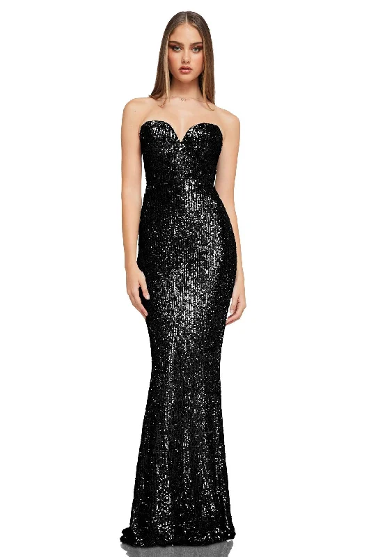 Nookie Lumiere Gown - Black