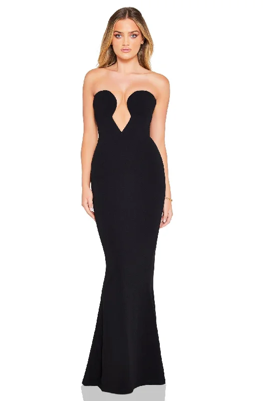 Nookie Minx Gown - Black