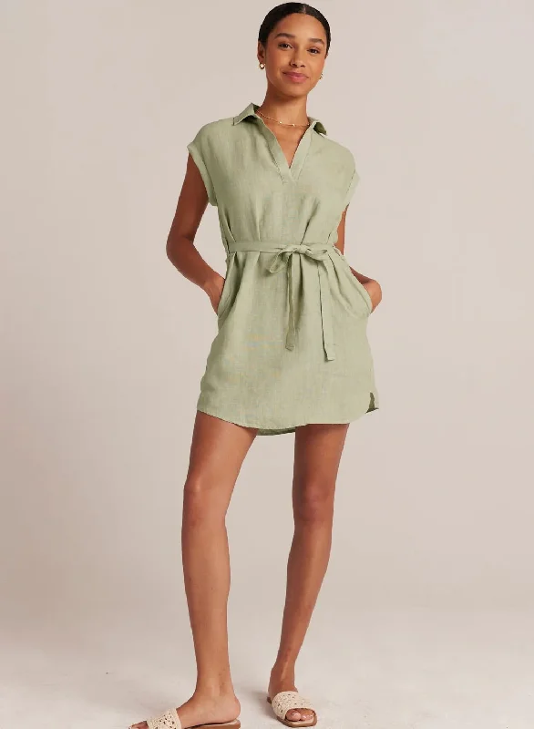 Bella Dahl | Belted Linen Shirt Dress